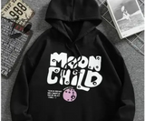 Fancy Back Printed Women Hoodie Sweatshirt in Fleece fabric for winter wear