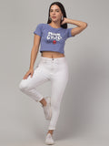 Tredy Crop Top Child Printed For Women