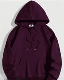 Fancy Back Printed Women Hoodie Sweatshirt in Fleece fabric for winter wear